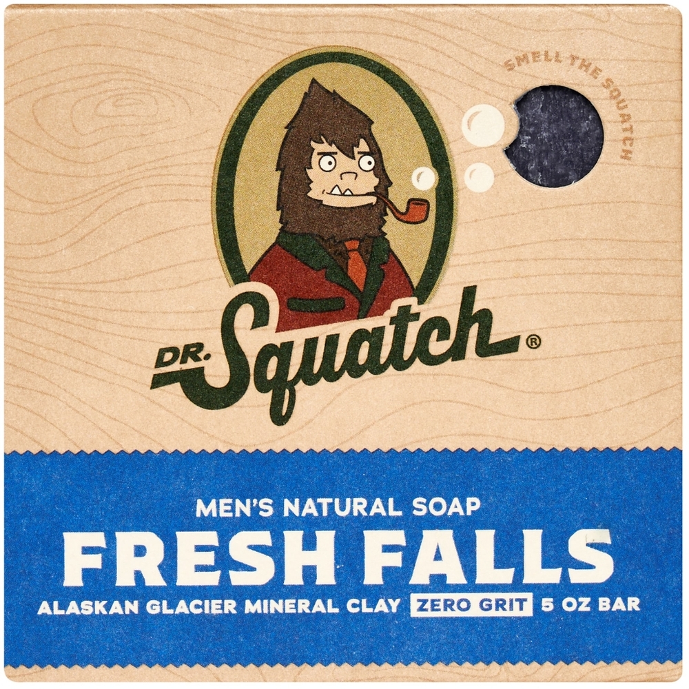 Dr Squatch Fresh Falls Bar Soap - Men's Natural Soap 5 oz